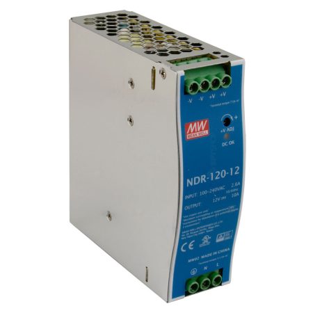 AC DC sina DIN Mean Well NDR-120-12 120W 12V 10A