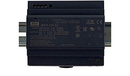 AC DC sina DIN Mean Well HDR-150-24 150W 24V 6.25A